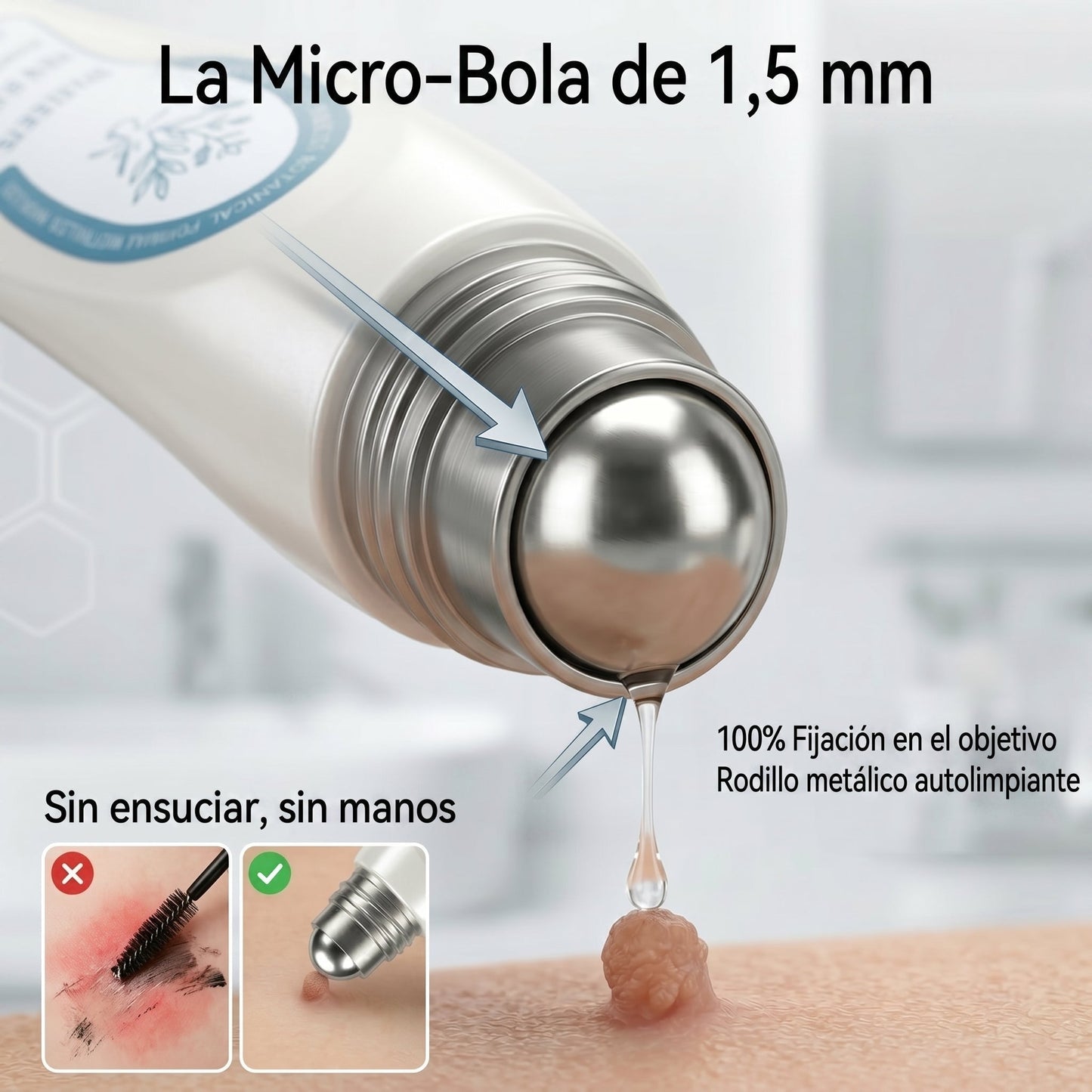 🏥🛒𝐏𝐢𝐜𝐝𝐨®  Borrador de Verrugas y Manchas en 7 Días (𝐀𝐩𝐥𝐢𝐜𝐚𝐝𝐨𝐫 𝐫𝐨𝐥𝐥-𝐨𝐧: 𝐬𝐢𝐧 𝐝𝐨𝐥𝐨𝐫 𝐧𝐢 𝐜𝐢𝐜𝐚𝐭𝐫𝐢𝐜𝐞𝐬)